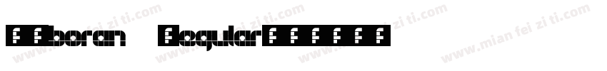 DRboran Regular字体转换
